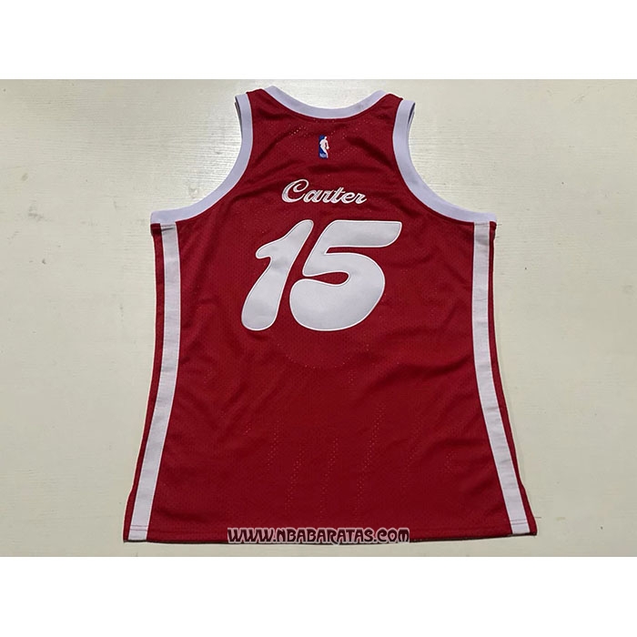 Camiseta Memphis Grizzlies Vince Carter #15 Mitchell & Ness 2015-16 Rojo